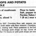 Pork Chops and Potato Casserole - Lola Jack