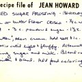 Powdered Sugar Frosting - Jean Howard
