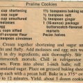 Praline Cookies