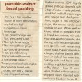 Pumpkin-Walnut Bread Pudding