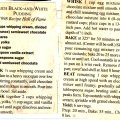 Rich Black-and-White Pudding
