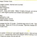 Sausage Cheese Tarts