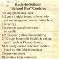 School Bus Cookies