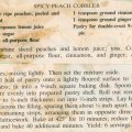 Spicy Peach Cobbler