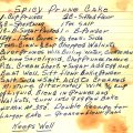 Spicy Prune Cake