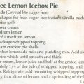 Sugar-Free Lemon Icebox Pie