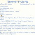 Summer Fruit Pie