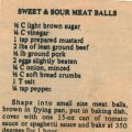 Sweat & Sour Meatballs
