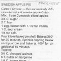 Swedish Apple Pie