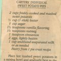 Sweet Potato Pie - Carter