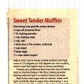 Sweet Tender Muffins with 3 Flavors Options
