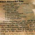 Wilbas Banana-Nut Cake