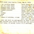 Winter Bean Salad