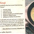 Zesty Summer Shrimp Soup