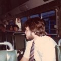 Joe Feia on the bus